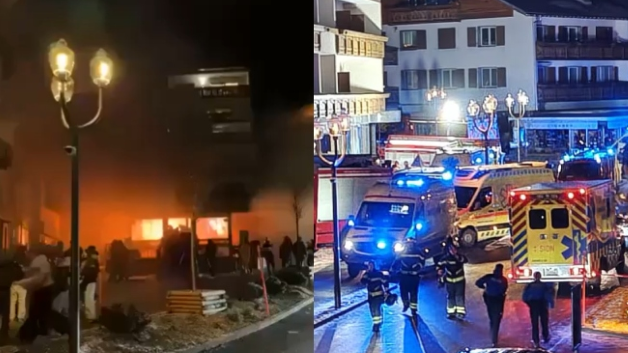 स्विट्जरलैंड के रिसॉर्ट बार में विस्फोट: कई लोगों की मौत, काफी लोग घायल स्विट्जरलैंड के रिसॉर्ट बार में विस्फोट: कई लोगों की मौत, काफी लोग घायल