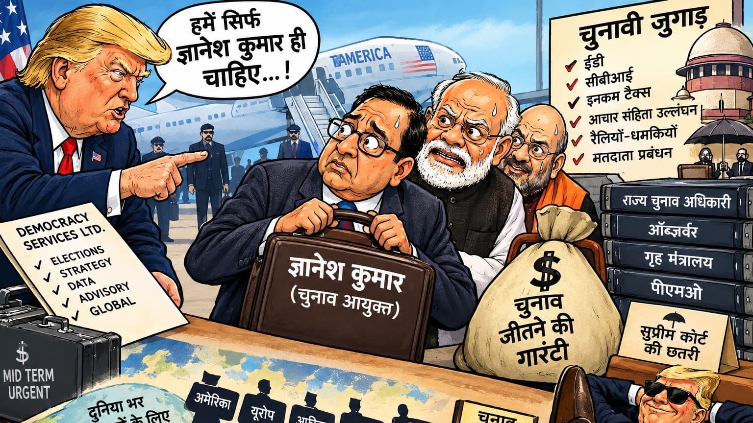 उलटबांसीः ज्ञानेश कुमार को अमेरिका एक्सपोर्ट करेगी मोदी सरकार उलटबांसीः ज्ञानेश कुमार को अमेरिका एक्सपोर्ट करेगी मोदी सरकार