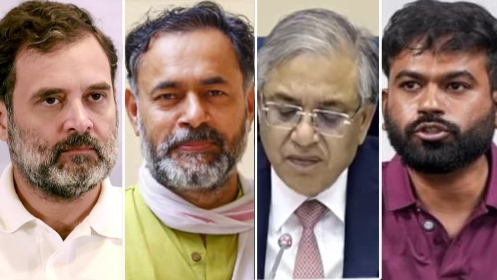 'ज्ञानेश कुमार इस्तीफा दो': दिल्ली, मुंबई सहित पूरे देश में INDIA गठबंधन, CJP का Anti CEC प्रोटेस्ट आज 'ज्ञानेश कुमार इस्तीफा दो': दिल्ली, मुंबई सहित पूरे देश में INDIA गठबंधन, CJP का Anti CEC प्रोटेस्ट आज