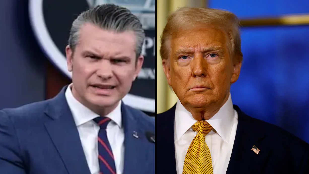 दो जेट गिरने से ईरान पर हवाई नियंत्रण के ट्रंप-हेगसेथ के दावे की पोल खुली! दो जेट गिरने से ईरान पर हवाई नियंत्रण के ट्रंप-हेगसेथ के दावे की पोल खुली!