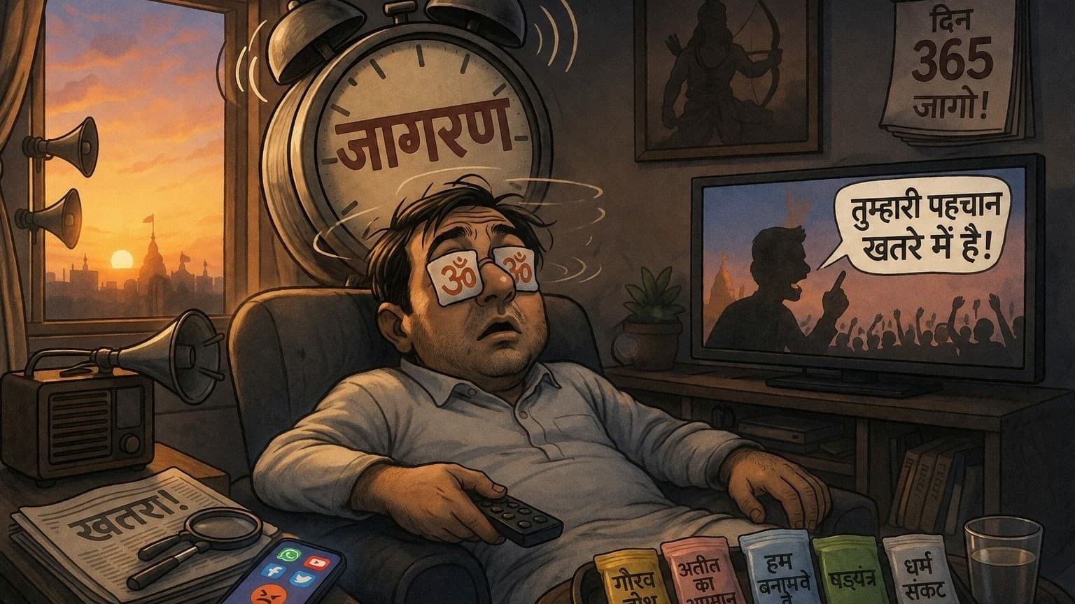 उलटबाँसी: हिंदू जाग गया है, अब उसे सोने नहीं देंगे ! उलटबाँसी: हिंदू जाग गया है, अब उसे सोने नहीं देंगे !