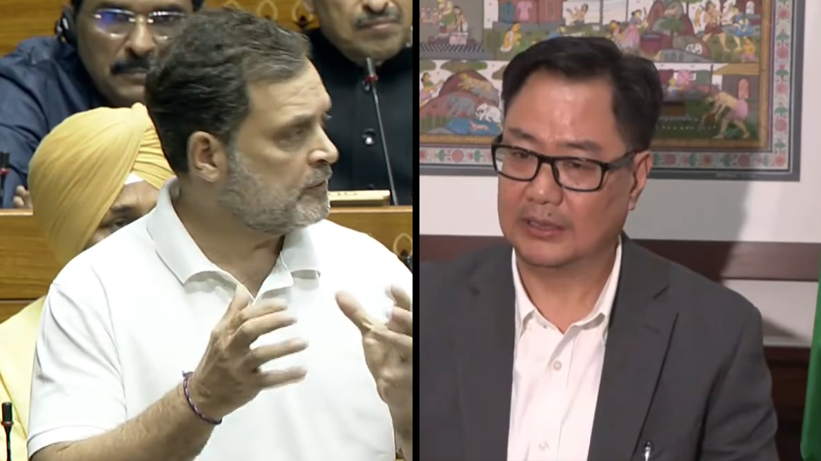महिला आरक्षण बिलः किरण रिजिजू और राहुल गांधी में एक्स पर ज़ुबानी जंग महिला आरक्षण बिलः किरण रिजिजू और राहुल गांधी में एक्स पर ज़ुबानी जंग