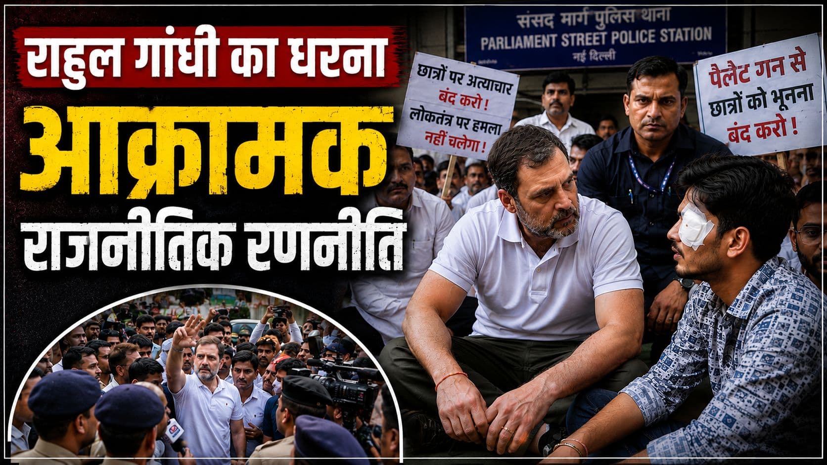राहुल गांधी का धरना आक्रामक सियासी कनेक्ट, विपक्ष और बाकी कांग्रेस को पसंद आयेगा? राहुल गांधी का धरना आक्रामक सियासी कनेक्ट, विपक्ष और बाकी कांग्रेस को पसंद आयेगा?