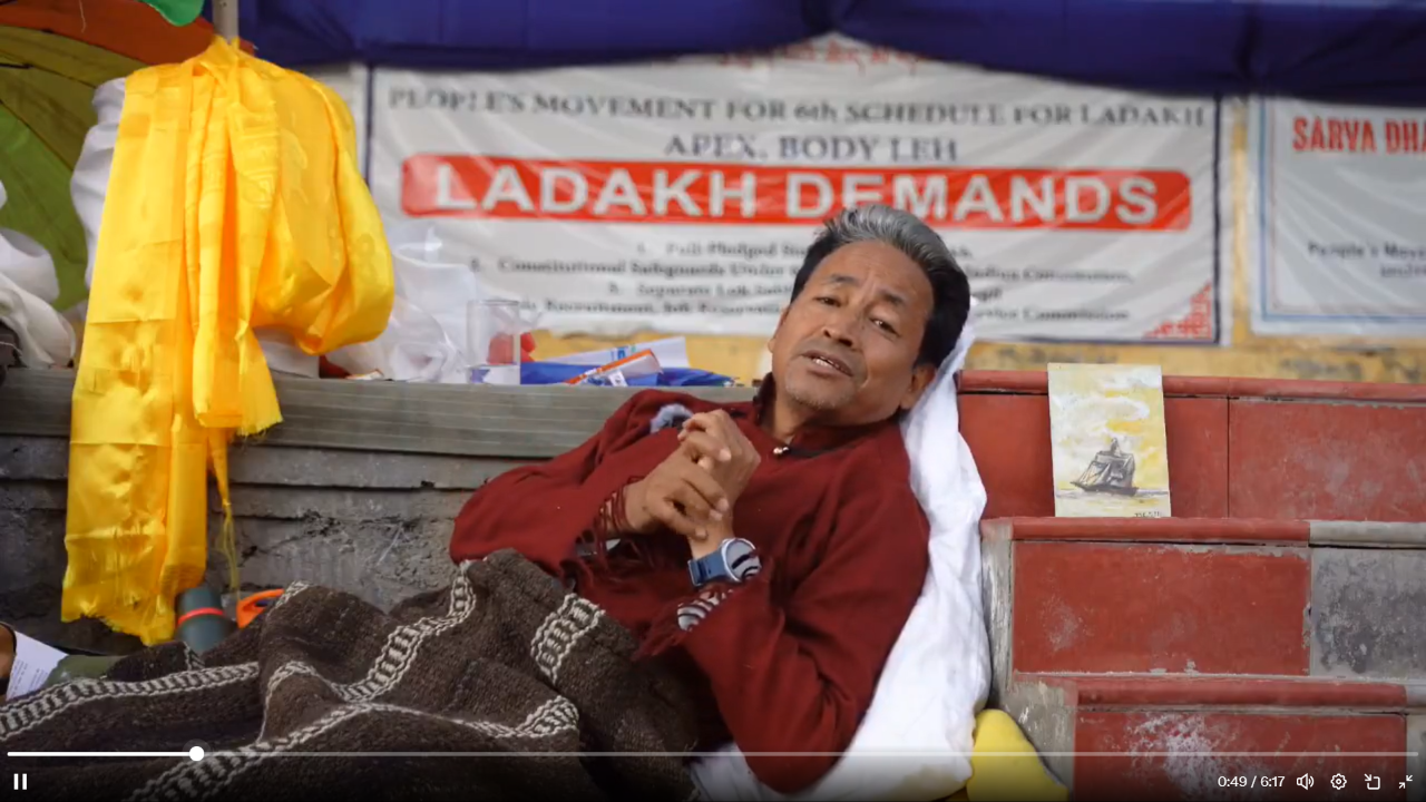 लद्दाख में सरकार विरोधी आंदोलन का 14वां दिन, हालात बिगड़ने की चेतावनी लद्दाख में सरकार विरोधी आंदोलन का 14वां दिन, हालात बिगड़ने की चेतावनी