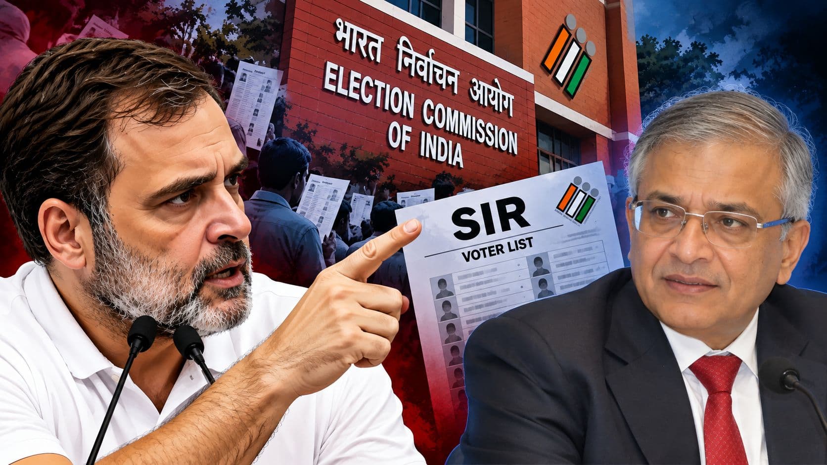 राहुल गांधी ने पूछा- फॉर्म 6 में बदलाव का आदेश TCS को किस चुनाव अधिकारी ने दिया राहुल गांधी ने पूछा- फॉर्म 6 में बदलाव का आदेश TCS को किस चुनाव अधिकारी ने दिया