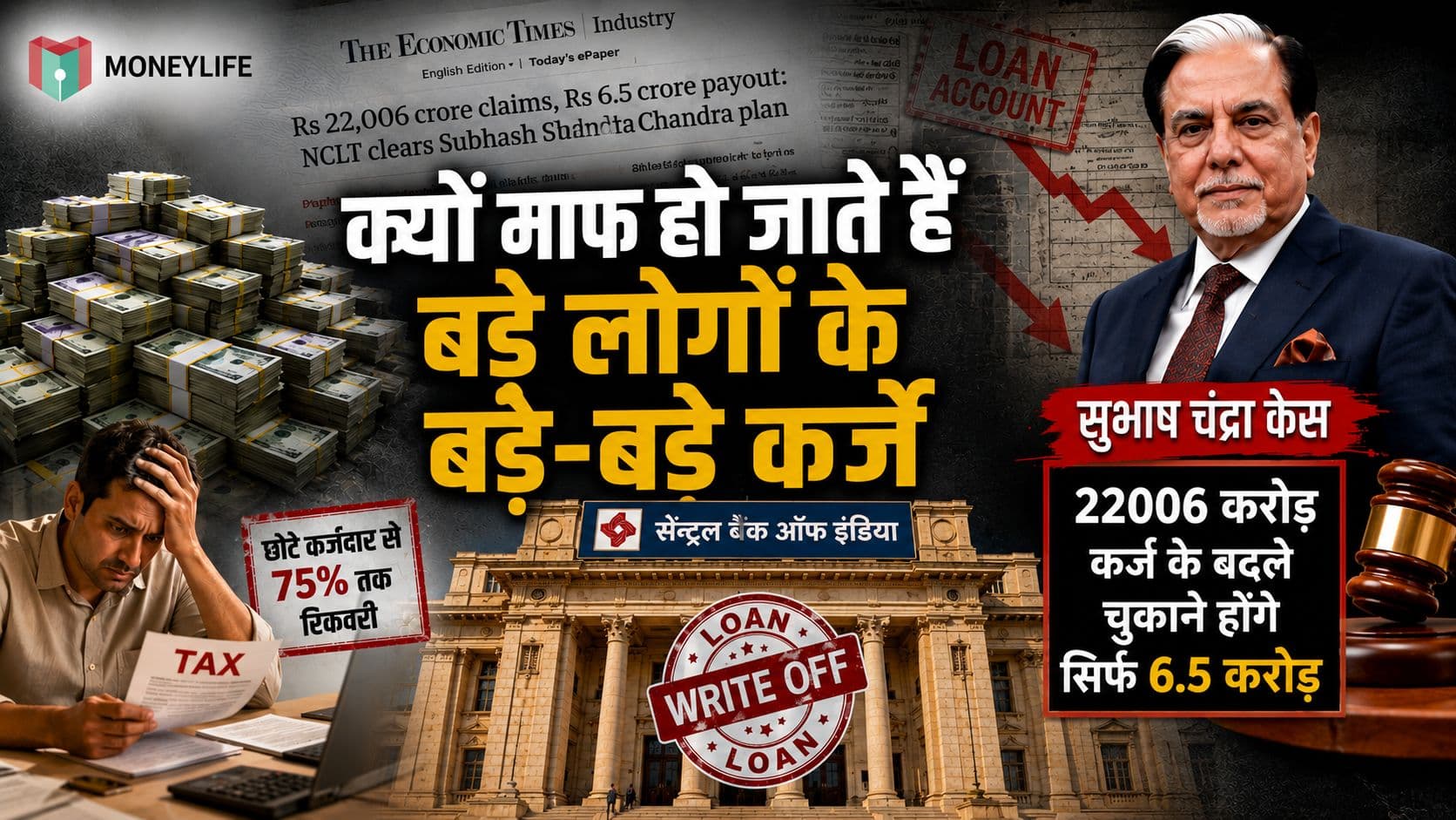 सरकारी बैंक की कर्ज वसूली अमीरों से 15%, गरीबों से 75%, माफ़ हुए सुभाष चंद्रा के 22 हज़ार करोड़ सरकारी बैंक की कर्ज वसूली अमीरों से 15%, गरीबों से 75%, माफ़ हुए सुभाष चंद्रा के 22 हज़ार करोड़
