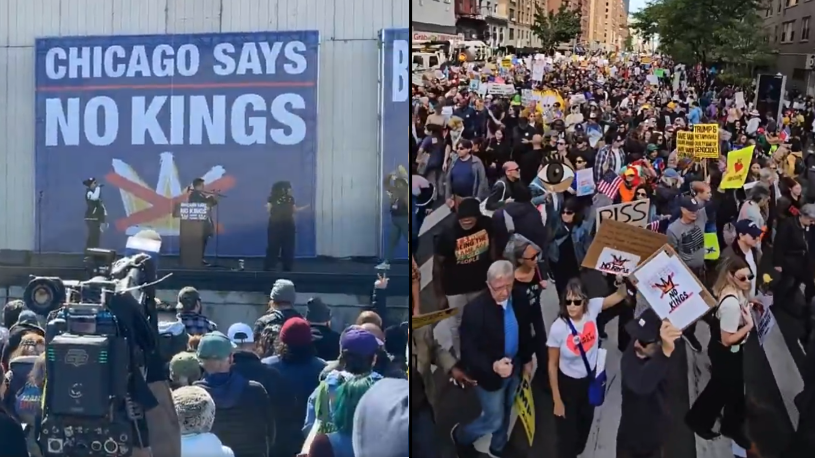 ईरान युद्ध के ख़िलाफ़ अमेरिका, यूरोप में ‘नो किंग्स’ प्रोटेस्ट, ट्रंप की मुश्किलें बढ़ीं! ईरान युद्ध के ख़िलाफ़ अमेरिका, यूरोप में ‘नो किंग्स’ प्रोटेस्ट, ट्रंप की मुश्किलें बढ़ीं!